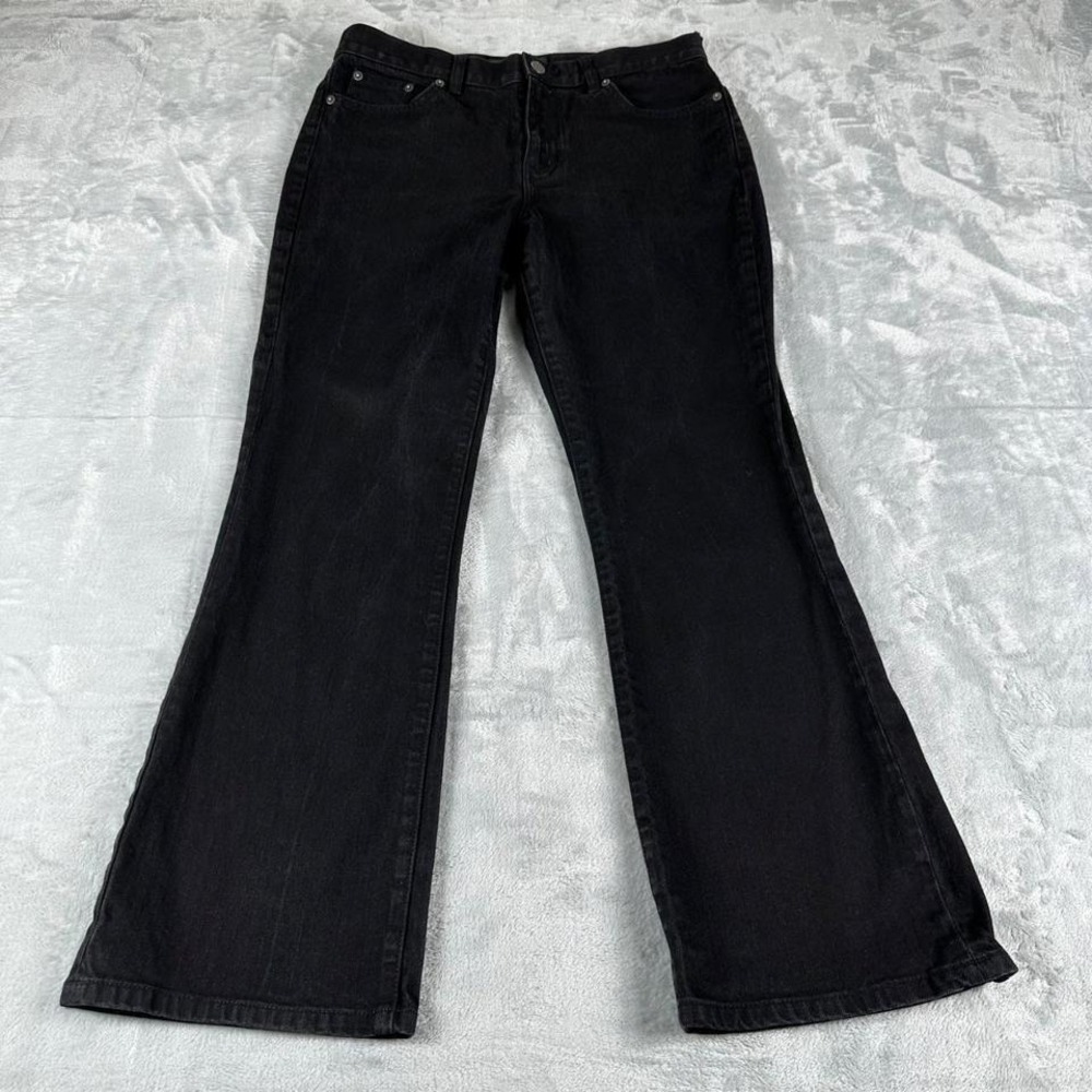 Lauren Jeans‎ Co Ralph Lauren Classic Bootcut Women 10P Black Aesthetic Classic